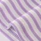 Purple LSU embroidery stripe top
