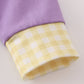 Purple LSU embroidery pants set