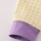 Purple LSU embroidery pants set