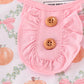 Pink pumpkin bamboo pants set
