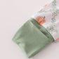 Green pumpkin bamboo romper