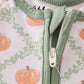 Green pumpkin bamboo romper