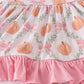 Pink pumpkin bamboo ruffle bubble