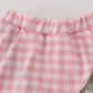 Sage pumpkin turkey applique skorts set