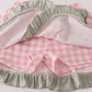 Sage pumpkin turkey applique skorts set