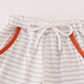 Rust Texas embroidery pants set