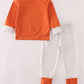 Rust Texas embroidery pants set