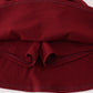 Maroon Mississippi embroidery bow skorts set