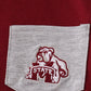 Maroon Mississippi embroidery top