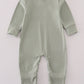 Sage camouflage turkey applique romper