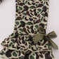 Sage camouflage turkey applique ruffle pants set