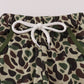 Sage camouflage turkey applique pants set