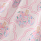 Pink pumpkin embroidery ruffle pants set