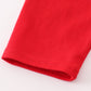 Red toolbox embroidery top