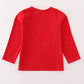 Red toolbox embroidery top