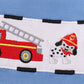 Blue fire fighter top