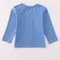 Blue fire fighter top