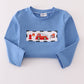 Blue fire fighter top