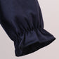 Navy nativity embroidery ruffle dress