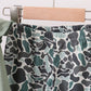 Camouflage fish embroidery ruffle pants set