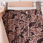 Camouflage deer embroidery ruffle pants set