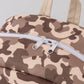 Camouflage duck embroidery canvas backpack