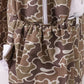 Camouflage deer embroidery canvas backpack