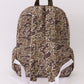 Camouflage deer embroidery canvas backpack