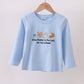 Blue turkey embroidery top