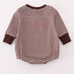 Brown turkey french knot stripe bubble