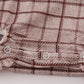 Brown plaid ruffle bubble