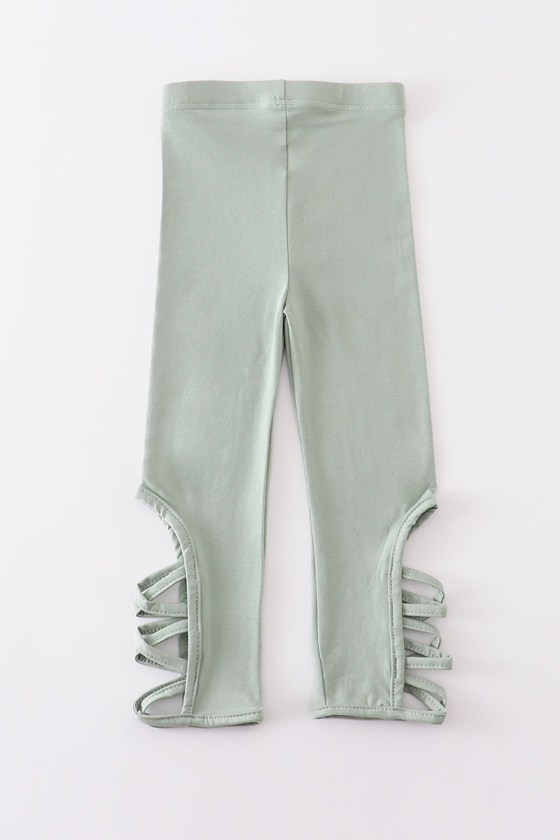 Sage hollow out legging