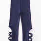 Navy hollow out legging