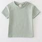 Sage blank basic t-shirt Adult Kids and baby bubble