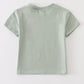 Sage blank basic t-shirt Adult Kids and baby bubble