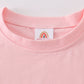 Pink blank basic t-shirt Adult Kids and baby bubble