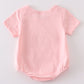 Pink blank basic t-shirt Adult Kids and baby bubble