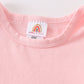 Pink blank basic t-shirt Adult Kids and baby bubble