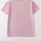 Purple blank basic t-shirt Adult Kids and baby bubble