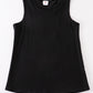 Black blank basic kids teens adult tank top