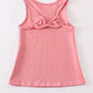 Mauve blank basic kids teens adult tank top