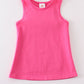 Hot pink blank basic kids teens adult tank top