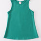 Teal blank basic kids teens adult tank top