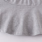 Gray basic skort