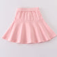 Pink basic skort