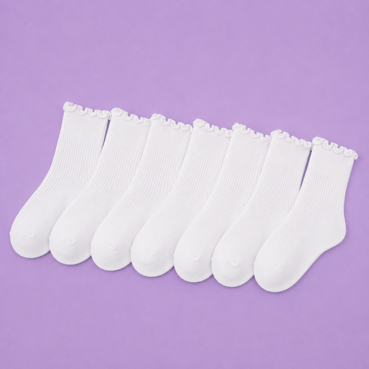 Ruffle Trim AdaSocks