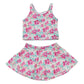 Blossom breeze print girl 2pc swimsuit