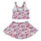 Blossom breeze print girl 2pc swimsuit