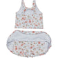 Petal whisper print girl 2pc swimsuit