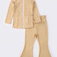 Khaki active girl bootcut pants set